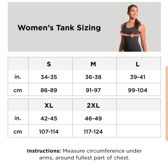 Tommie Copper Lower Back Support Tank ☀️ black ☀️ small ☀️ NWT - Picture 4 of 4